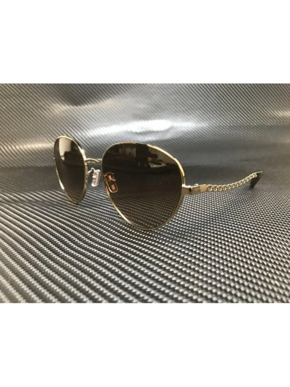 New Coach Women  Light Gold Sunglasses  56- 18- 140